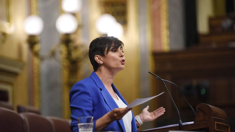 ep archivo la ministra de vivienda isabel rodriguez durante el pleno en el congreso de los ep archivo la ministra de vivienda isabel rodriguez durante el pleno en el congreso de los