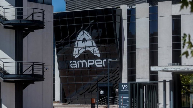 ep archivo   sede del grupo amper a 18 de agosto de 2022 en pozuelo de alarcon madrid espana grupo