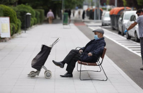 ep archivo   un hombre de edad avanzada en madrid espana a 7 de mayo de 2020