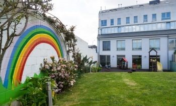 ep arcoiris pintado en el centro de las religiosas rogacionistas en burela lugo ep arcoiris pintado en el centro de las religiosas rogacionistas en burela lugo