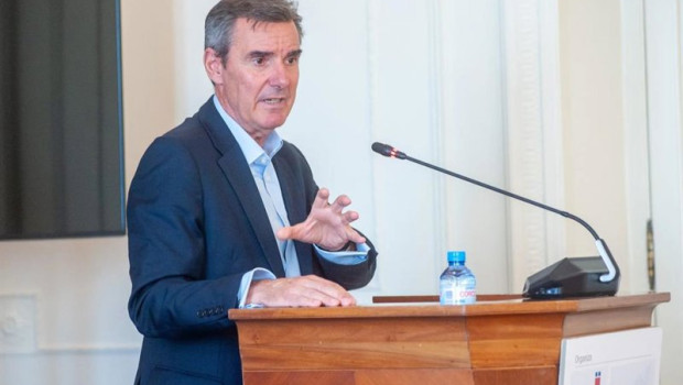 ep carlos san basilio presidente de la comision nacional del mercado de valores cnmv durante su