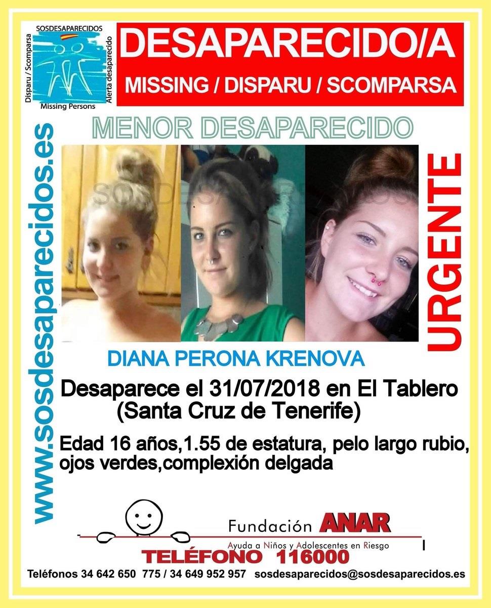 ep cartella menor desaparecida