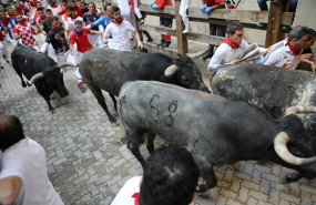 ep cientospersonas correnel ultimo encierrolos sanfermines 2019pamplona navarra