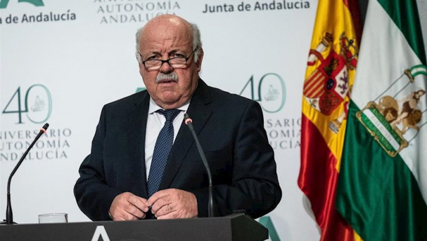 ep el consejero andaluz de salud y familias jesus aguirre imagen de archivo