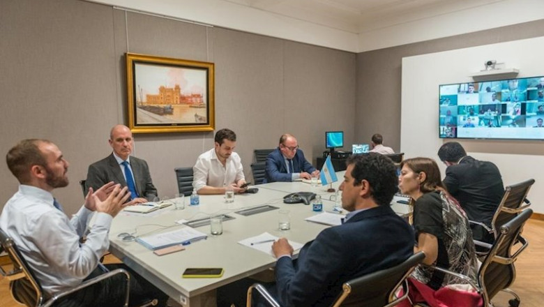 El ministro de Economía de Argentina, Martín Guzmán, en una reunión del Consejo Federal de Responsabilidad Fiscal | TWITTER/MARTÍN GUZMÁN - Archivo ep el ministro de economia de argentina martin guzman en una reunion del consejo federal de