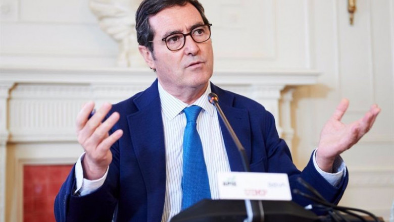 ep el presidente de ceoe antonio garamendi en el seminario la economia de la pandemia organizado por