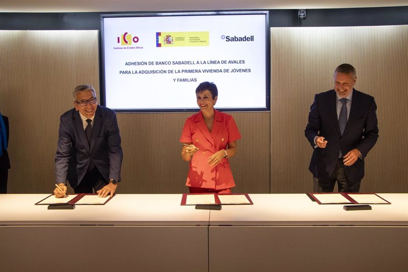 Sabadell se adhiere a la línea de avales ICO para la adquisición de primera vivienda
