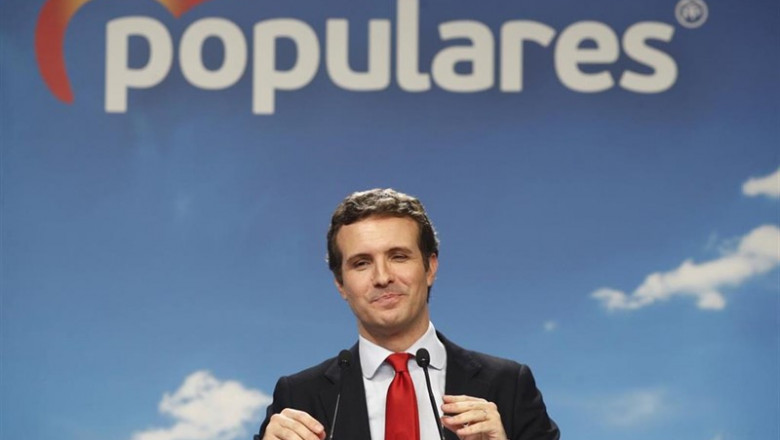 El presidente del PP, Pablo Casado, ofrece una rueda de prensa tras la reunión de la Junta Directiva Nacional del partido en su sede, en la que se ha aprobado la nueva estructura del Partido Popular. | Eduardo Parra - Europa Press - Archivo ep el presidente del pp pablo casado ofrece una rueda de prensa tras la reunion de la junta