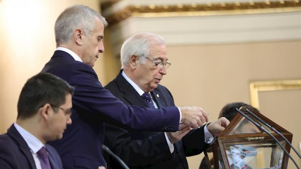 ep el senador del pp juan jose imbroda presidio la apertura de la xiv legislatura en el senado
