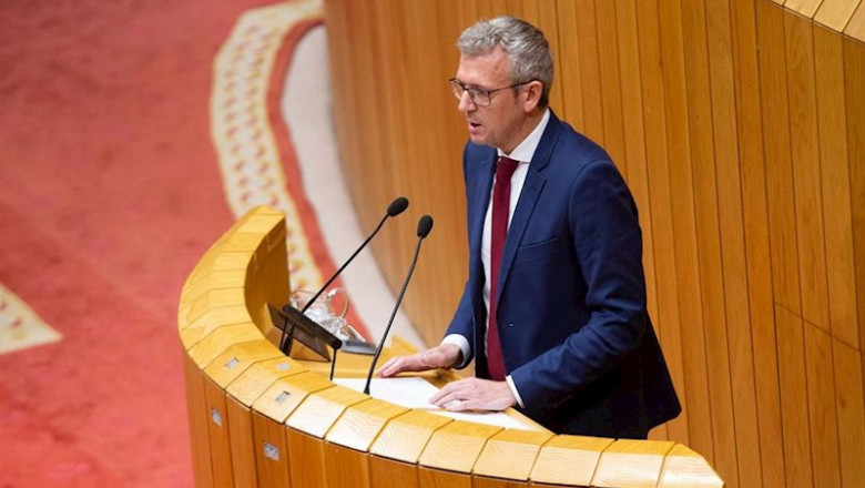 El vicepresidente de la Xunta, Alfonso Rueda, en el Parlamento. | XUNTA - Archivo ep el vicepresidente de la xunta alfonso rueda en el parlamento
