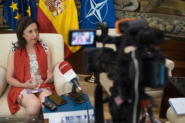 Entrevista de Europa Press a la ministra de Defensa, Margarita Robles | Eduardo Parra - Europa Press ep entrevistaeuropa pressla ministradefensa margarita robles