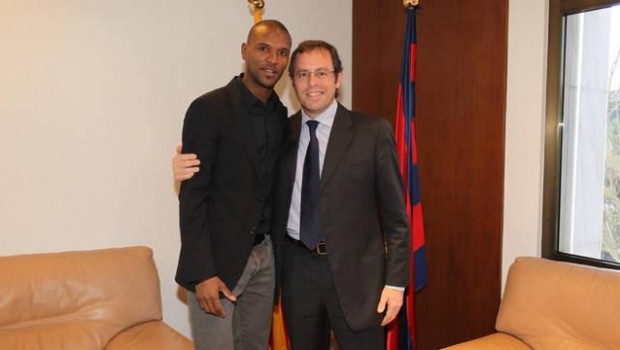 ep eric abidalpresidentefc barcelona sandro rosell