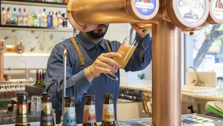 ep grifos de cerveza cruzcampo