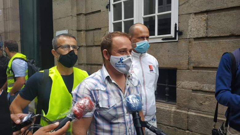José Antonio Zan en declaraciones ante el Consello de Relacións Laborais antes de reunión entre comité y Alcoa | EUROPA PRESS ep jose antonio zan en declaraciones ante el consello de relacions laborais antes de reunion entre