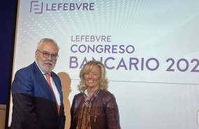 ep juan pujol presidente de lefebvre y maria enciso alonso munumer decana de la facultad de ciencias
