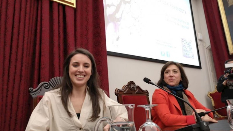 La ministra de Igualdad, Irene Montero, este jueves en Sevilla | EUROPA PRESS ep la ministra de igualdad irene montero este jueves en sevilla