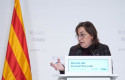 ep la portavoz del govern silvia paneque durante una rueda de prensa tras el consell executiu del