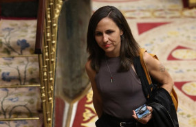 ep la secretaria de podemos ione belarra llega a una sesion de control al gobierno en el congreso de