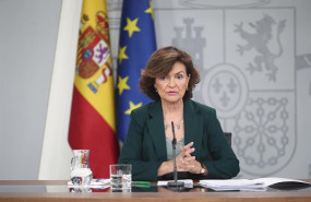 ep la vicepresidenta del gobierno carmen calvo comparece ante los medios de comunicacion tras la