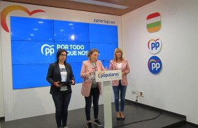 ep la vicesecretaria de politica social del pp cuca gamarra junto a la candidata al congreso por