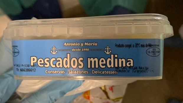 ep lata de boquerones en vinagre de pescados medina afectada con anisakis