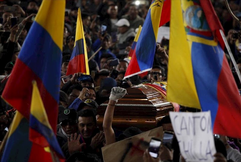 ep manifestacion en quito contra la reforma economica del gobierno de lenin moreno