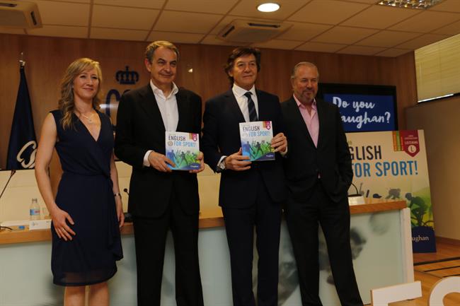 Mary Stabb, José Luis Rodríguez Zapatero, José Ramón Lete y Richard Vaughan | EUROPA PRESS ep mary stabb jose luis rodriguez zapatero jose ramon leterichard vaughan