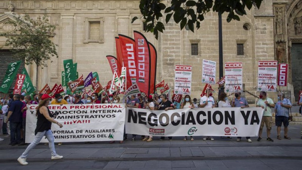 ep movilizacion organizada por ccoo ugt y csif