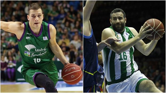 Nedovic (Unicaja) y Cabezas (Betis) | ACB PHOTO ep nedovic unicaja y cabezas betis