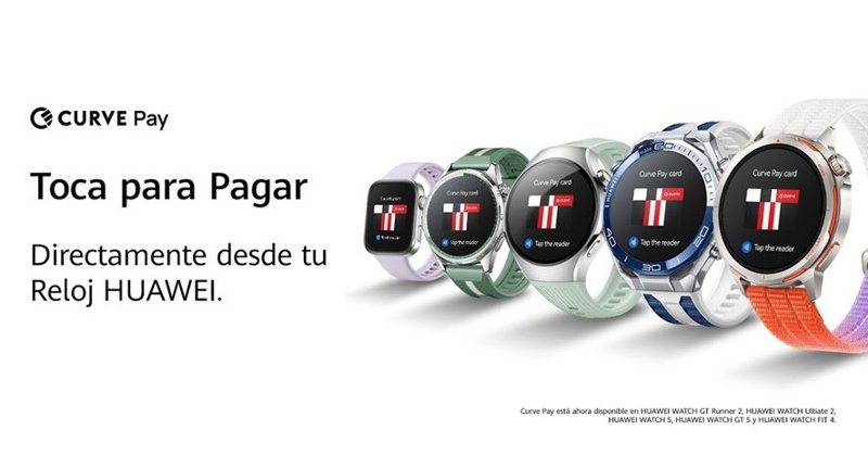 Pagos contactless con Curve Pay de Huawei | HUAWEI ep pagos contactless con curve pay de huawei