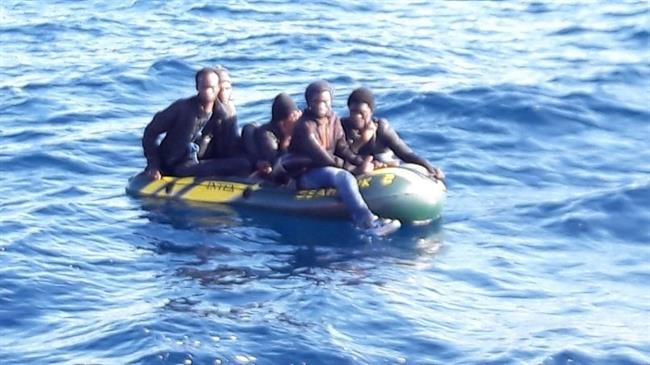Patera con cinco migrantes | EUROPA PRESS/ SALVAMENTO MARÍTIMO ep pateracinco migrantes