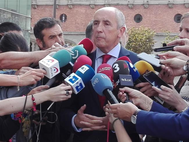 El portavoz del Gobierno vasco, Josu Erkoreka | EUROPA PRESS ep portavozgobierno vasco josu erkoreka 20170910111803