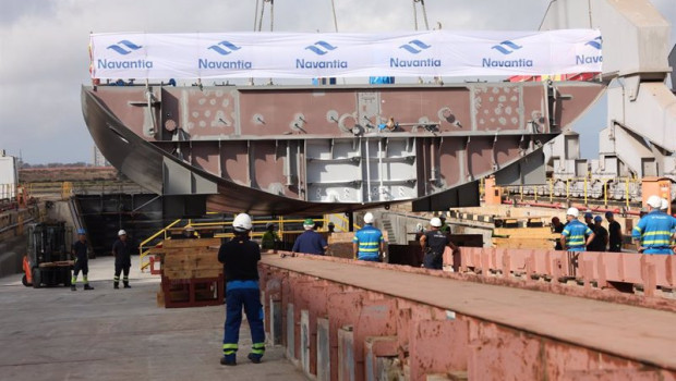 ep puesta de quilla del patrullero de altura para la marina real de marruecos en navantia san