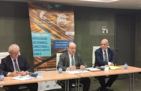 ep representantes de la fundacion corell en la rueda de prensa de presentacion de acto