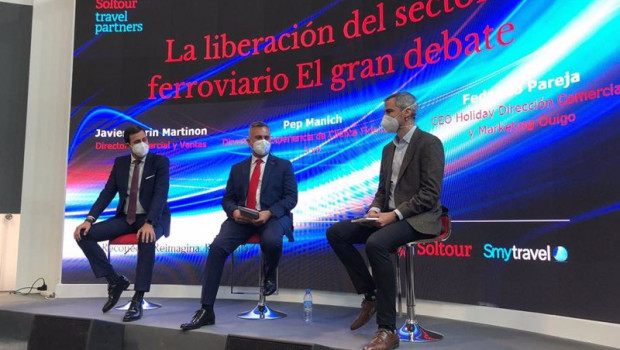 ep representantes de las tres companias en fitur