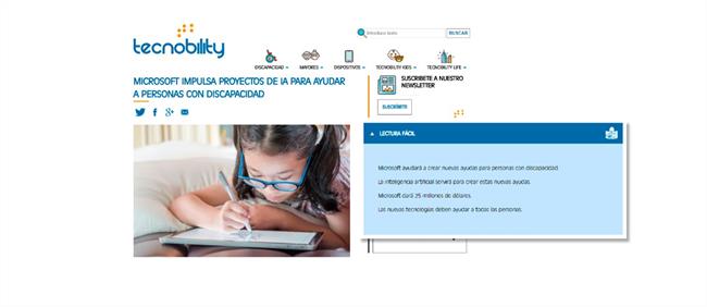 'Tecnobility' Ofrece Todas Sus Noticias En Versión De 'Lectura Fácil' | 'TECNOBILITY' ep tecnobility ofrecesus noticiasversion de lectura facil