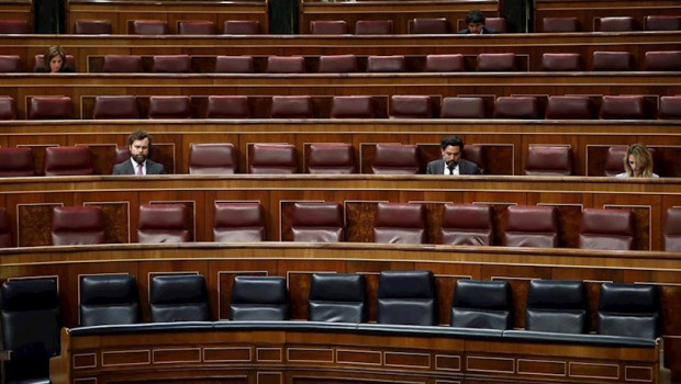 ep un momento del pleno celebrado el pasado 25 de marzo en el congreso que ha contado con una