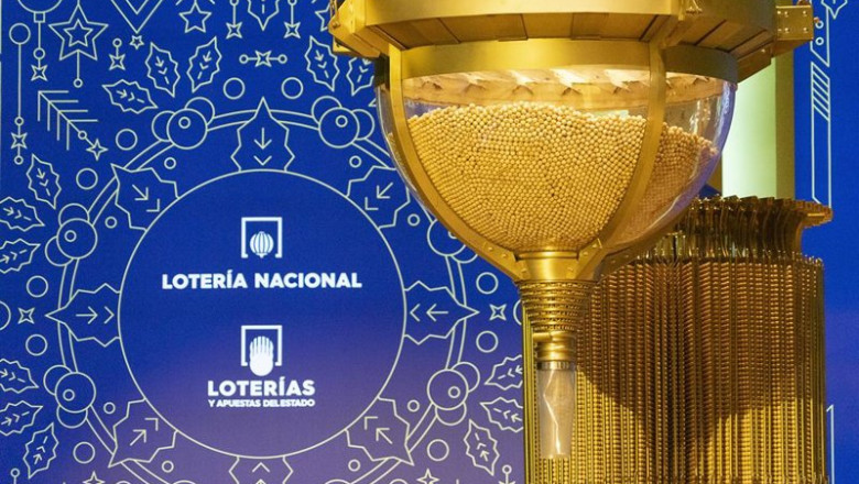 Archivo - Bombo de la Lotería de Navidad. | LOTERÍA - Archivo ep archivo bombo de la loteria de navidad