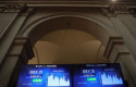 ep archivo   dos paneles del ibex 35 en el palacio de la bolsa a 30 de agosto de 2022 en madrid