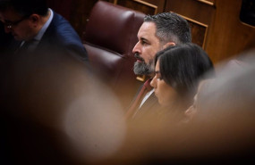 ep archivo   el presidente de vox santiago abascal durante una sesion de control al gobierno en el
