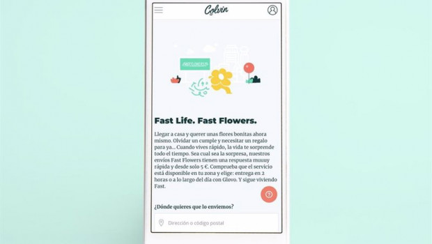 ep colvin y glovo con entregas ultrarrapidas de flores