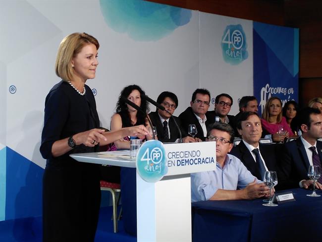 Cospedal interviene en la junta directiva provincial del PP en Almería | EUROPA PRESS ep cospedal intervienela junta directiva provincialppalmeria