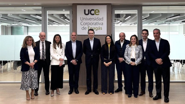 ep el consejero delegado de enagas arturo gonzalo junto con el resto de integrantes del comite