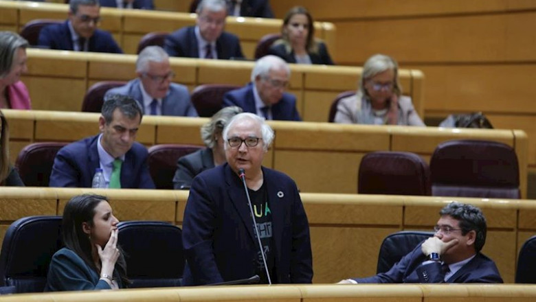 El ministro de Universidades, Manuel Castells, en el Senado | Ricardo Rubio - Europa Press ep el ministro de universidades manuel castells en el senado