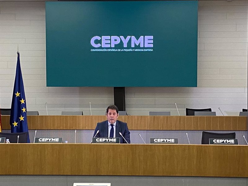 El presidente de CEPYME, Gerardo Cuerva. | FOES. - Archivo ep el presidente de cepyme gerardo cuerva