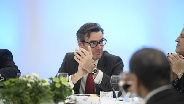 ep el secretario general del tesoro y financiacion internacional carlos san basilio en el almuerzo
