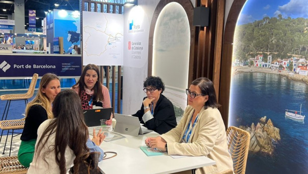 ep imagen de una de las reuniones durante la feria seatrade cruise global 2026