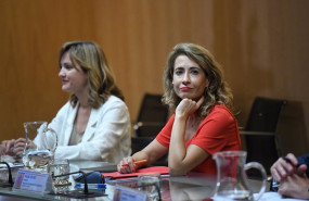 ep la ministra de educacion y cultura pilar alegria i y la ministra de transportes movilidad y
