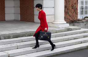 ep la ministra de seguridad social inclusion y migraciones y nueva portavoz del gobierno elma saiz a