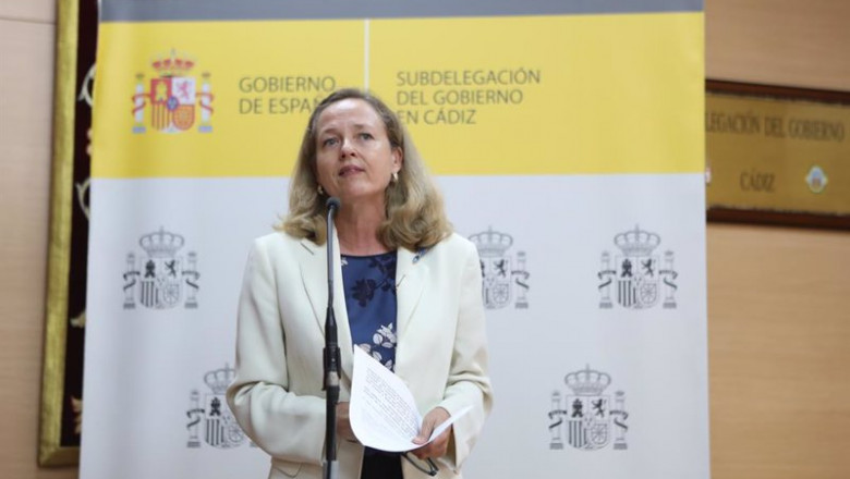 ep la vicepresidenta primera y ministra de asuntos economicos y para la transformacion digital nadia